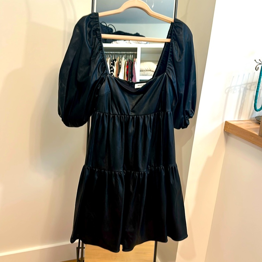 Amanda Uprichard Black babydoll dress